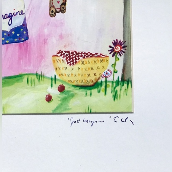 Just Imagine Art Print Cici Art Factory Clothesline Bunny Whimsical Fun Playful - Picture 2 of 4